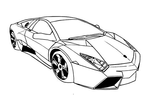 Lamborghini Coloring Page Printable